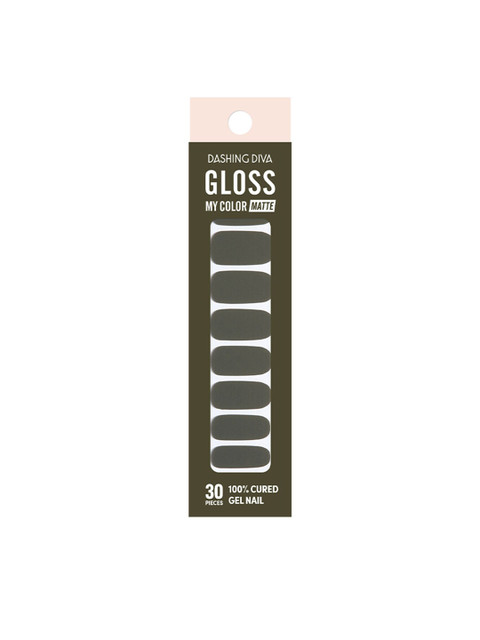 

Dashing Diva Olive Green GLOSS Matt Forest Nails