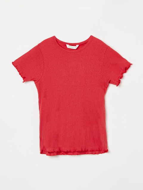 

Bossini Girls Red Solid Top