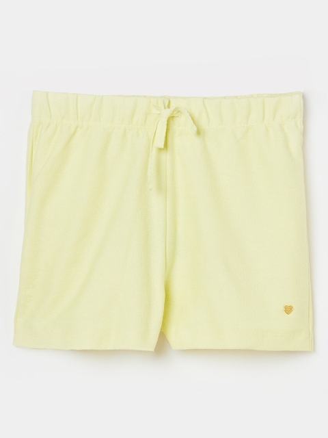 

Bossini Girls Yellow Solid Regular Fit Regular Shorts