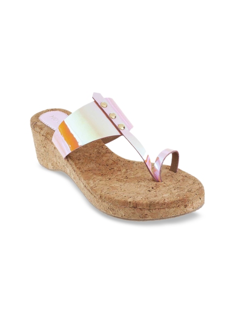 

Mochi Women Orange Embellished Wedges