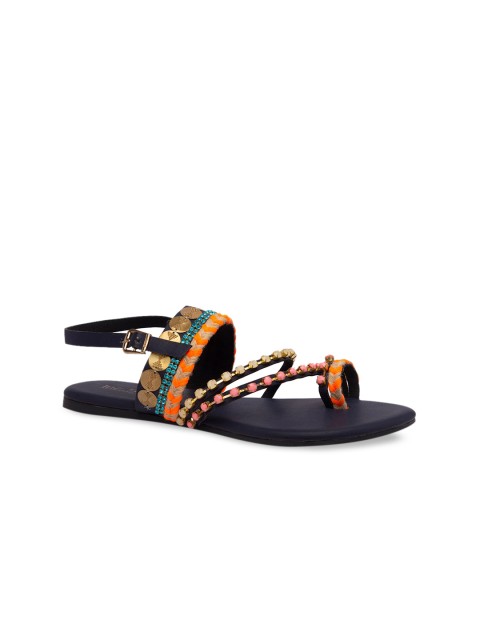 

Inc 5 Women Multicoloured Embellished One Toe Flats, Multi