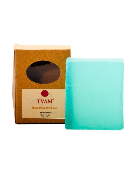 

TVAM Unisex Handmade Sea Buckthorn Soap 100 g, Blue