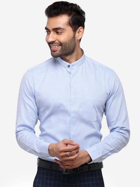 

JADE BLUE Men Blue Regular Fit Solid Formal Shirt