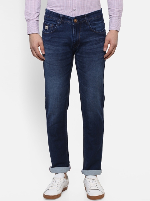 

Routeen Men Blue Slim Fit Mid-Rise Clean Look Jeans