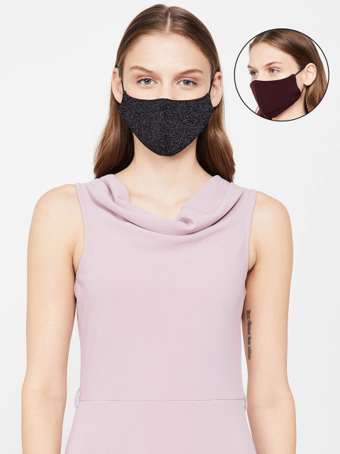 

Ginger by Lifestyle Pack of 2 Masks, Black