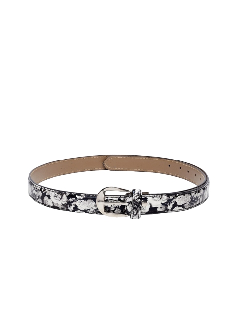 

Apsis Women Black & White Printed Belt