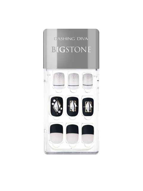 

DASHING DIVA MAGICPRESS Black Giselle Press-On Gel Nails