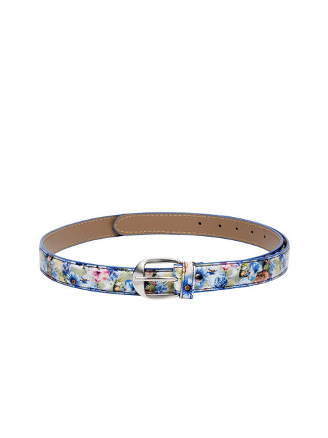 

Apsis Women Blue & White Printed Belt