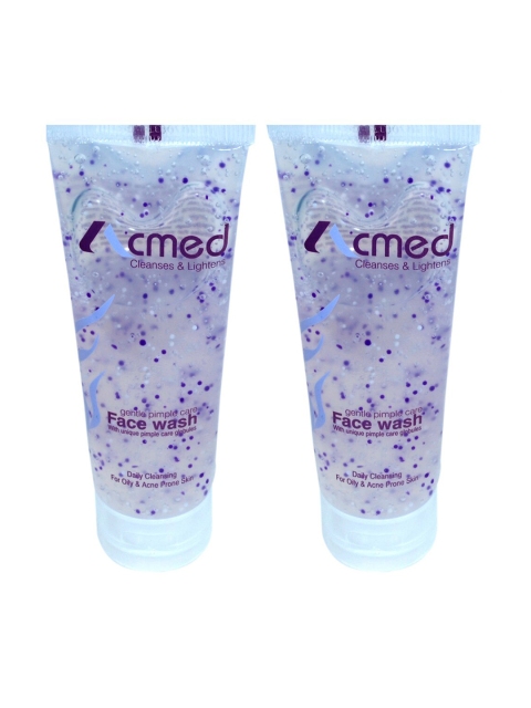 

ACMED Set of 2 Pimple Care Face Wash - 70 g each, Purple
