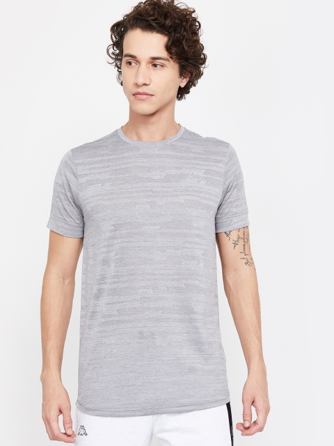 

Kappa Men Grey Printed Round Neck T-shirt