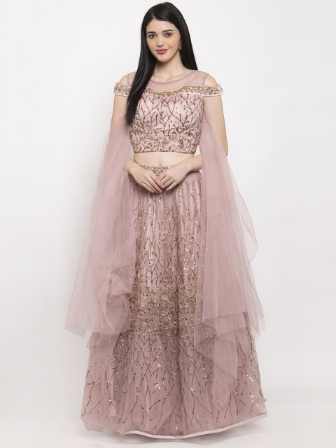 

KHALOM Pink Ready to Wear Lehenga with Blouse