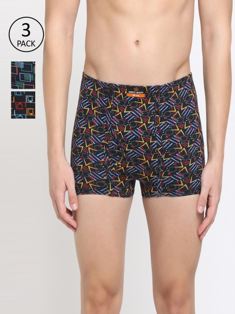

DIXCY SCOTT Men Pack of 3 Assorted Printed Trunks PR119631