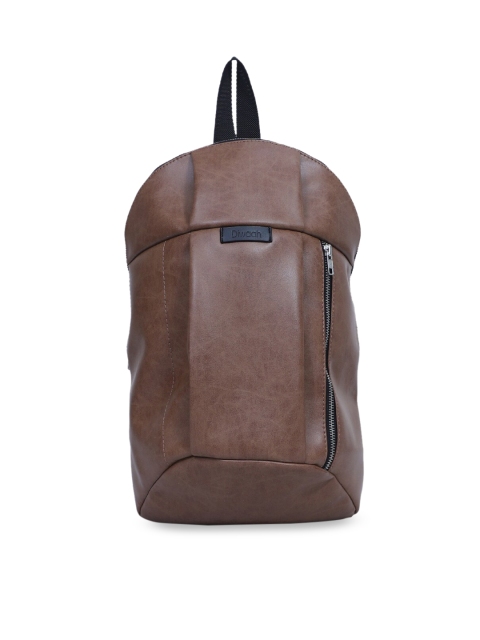 

Diwaah Unisex Tan Brown Solid Backpack