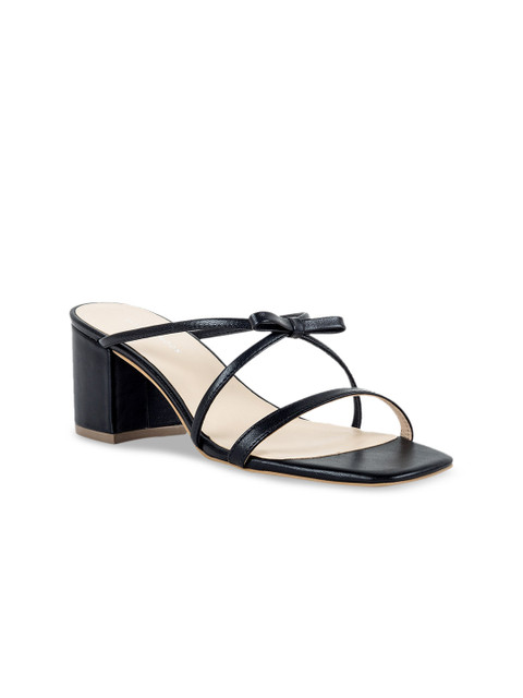 

Vanilla Moon Women Black Solid Leather Heels