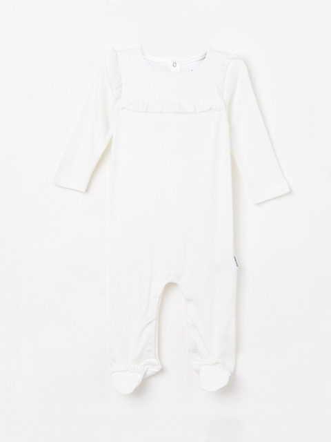 

Juniors by Lifestyle Girls White Solid Sleepsuit