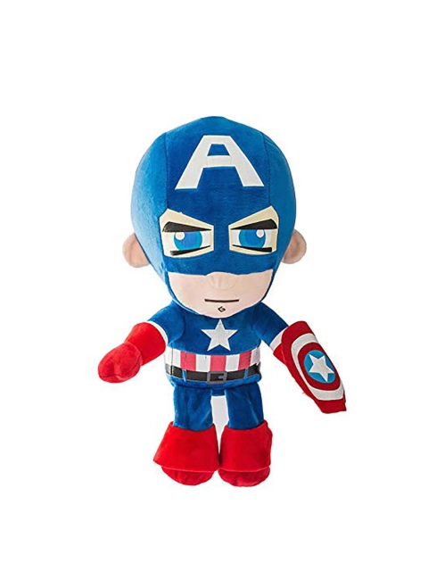 

Dimpy Stuff Kids Blue & Red Captian America Stuffed Soft Toy