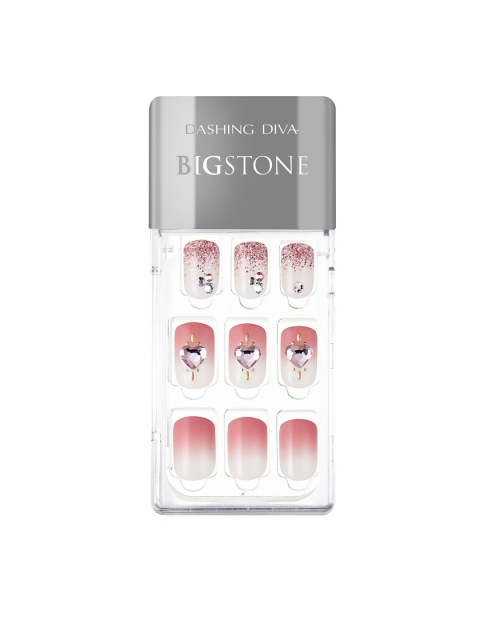 

Dashing Diva Pink & Peach MAGICPRESS Claire Artificial Nails