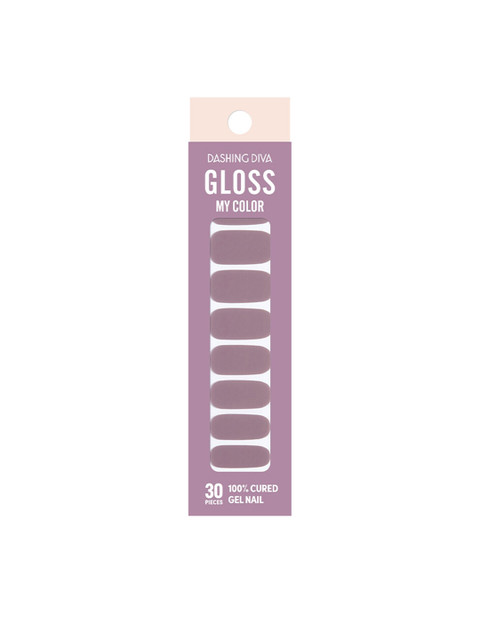 

Dashing Diva Gloss Milky Lilac Artificial Nails, Mauve