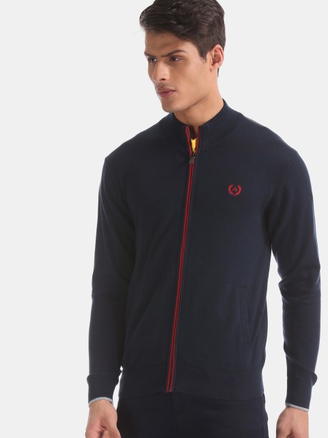 

Arrow Sport Men Navy Blue Solid Sweatshirt