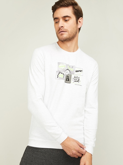 

Kappa Men Grey Printed Sweatshirt