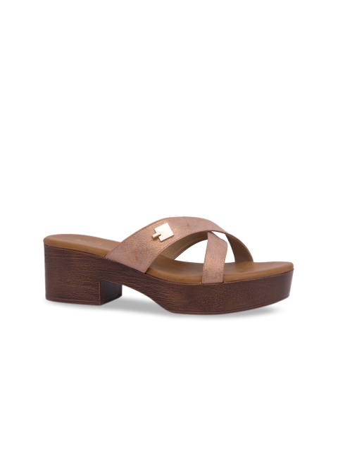 

Inc 5 Women Beige Solid Block Heels