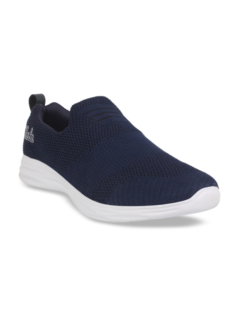 

UCLA Men Navy Blue Mesh Mid-Top Walking Shoes