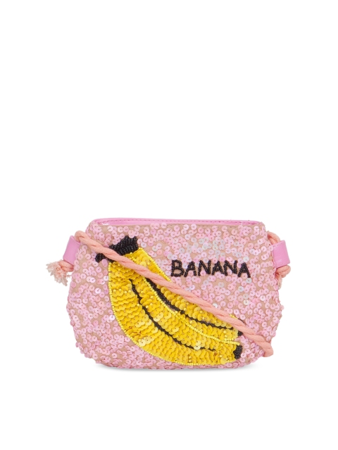 

Diwaah Girls Pink Embellished Sling Bag