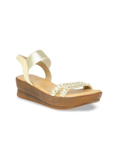 

Inc 5 Women Beige Embellished Flatform Heels