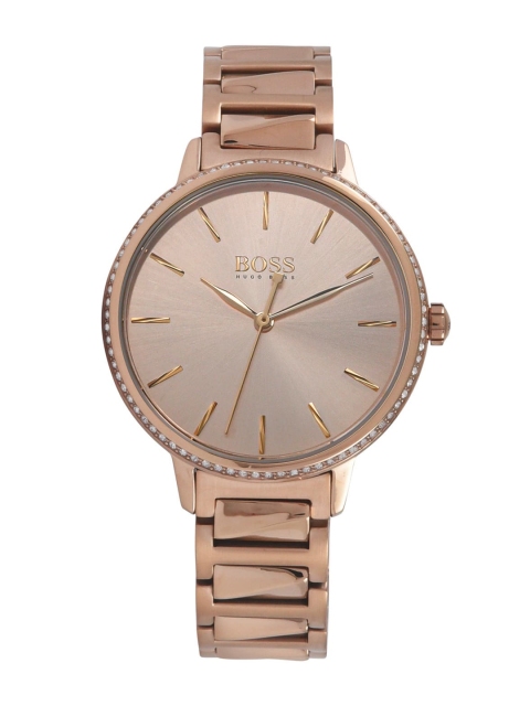 

Hugo Boss Women Rose Gold Analogue Watch