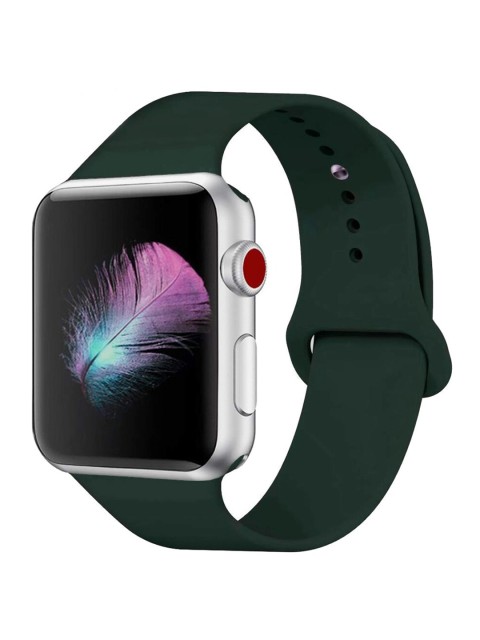 

TREEMODA Unisex Green Apple Watch Silicon Strap
