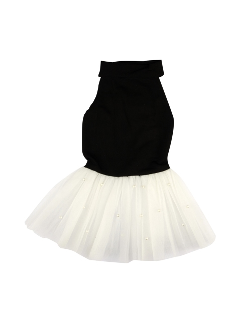 

Pawsindia Black & White Its a Date For Dog Dress