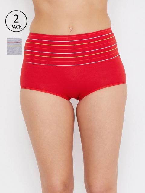 

SECRETS BY ZEROKAATA Women Pack Of 2 Assorted Woven Hipster Briefs SZPTY2076A