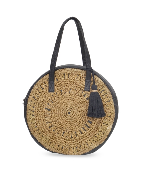 

Diwaah Beige Self Design Shoulder Bag