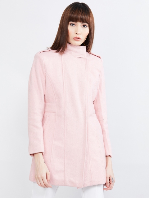 

max Women Pink Solid Tailored Jacket