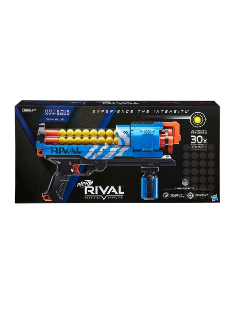 

NERF Kids Blue & Black Rival Artemis XVII-3000 Blaster with 30 High-Impact Refill Rounds
