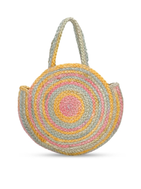 

Diwaah Multicoloured Self Design Handheld Bag, Multi