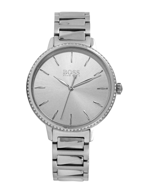 

Hugo Boss Women Silver-Toned Signature Analogue Watch 1502539