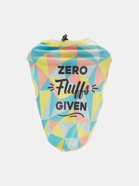 

Heads Up For Tails Multicolored Zero Fluffs Given Dog T-Shirt, Multi