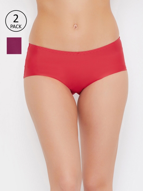 

SECRETS BY ZEROKAATA Women Pack Of 2 Assorted Woven Hipster Briefs SZPTY1314
