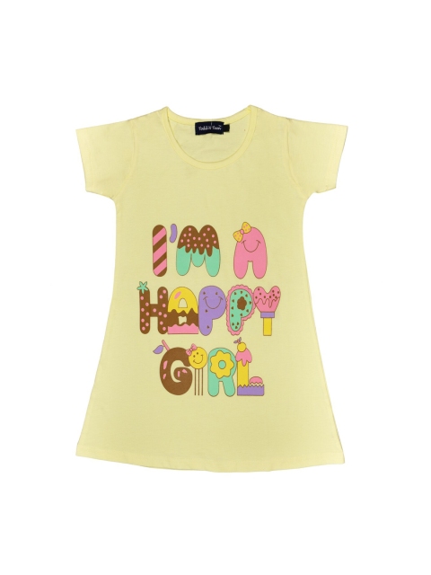 

Todd N Teen Yellow Printed Nightdress rmnighty003softy