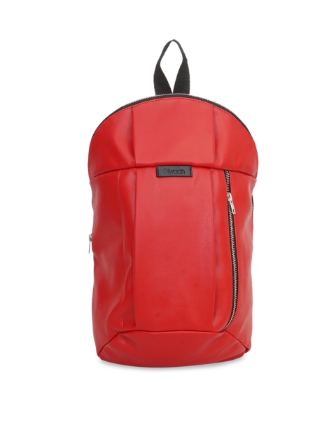 

Diwaah Unisex Red Solid Backpack