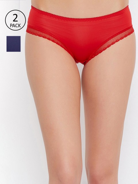 

SECRETS BY ZEROKAATA Women Pack Of 2 Assorted Woven Basic Briefs SZPTY6637A