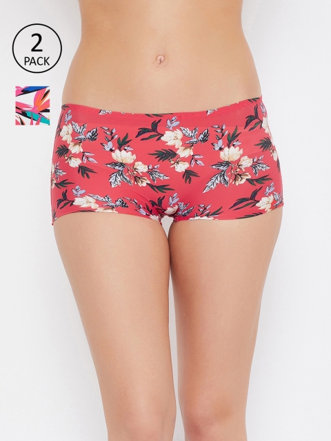 

Secrets by Zerokaata Women Pack Of 2 Assorted Boxer-Style Briefs SZPTY685A