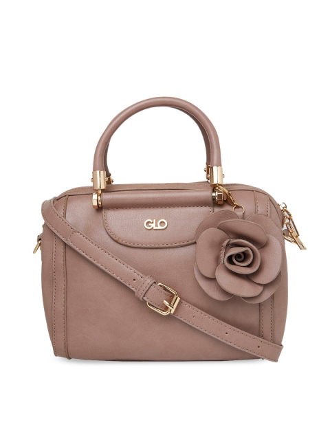 

Globus Beige Solid Handheld Bag