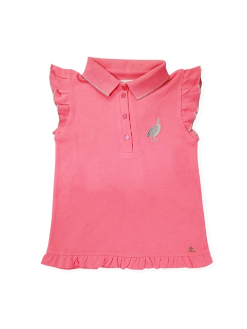 

Cherry Crumble Girls Pink Solid Top