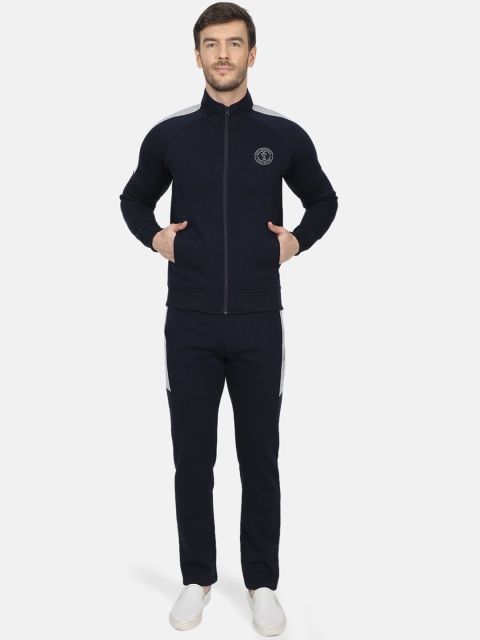 

rock.it Men Navy Blue Solid Tracksuit