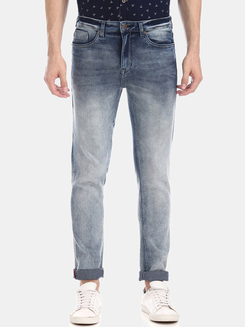 

Cherokee Men Blue Skinny Fit Low-Rise Clean Look Jeans