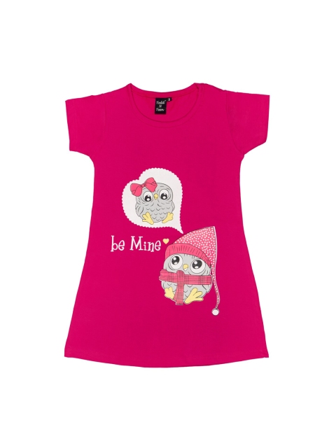 

Todd N Teen Girls Pink Printed Sleepshirt