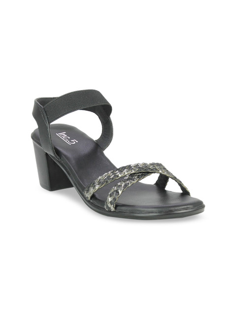 

Inc 5 Women Black Embellished Block Heels