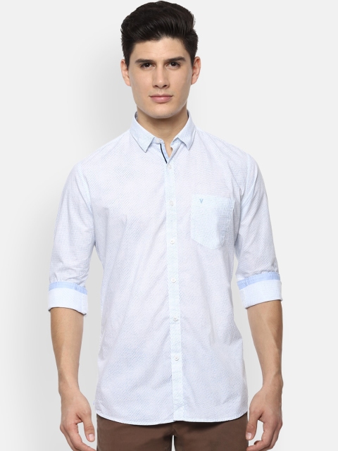 

Van Heusen Sport Men Blue Slim Fit Printed Casual Shirt